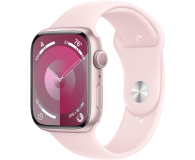 Apple Watch 9 41/Pink Aluminum/Light Pink Sport Band S/M GPS - 1180261 - zdjęcie 1